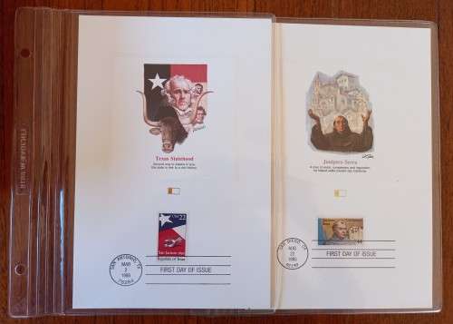 USA 3 albums with 147 Fleetwood FD proofcards Jan 1984 - May 1987
