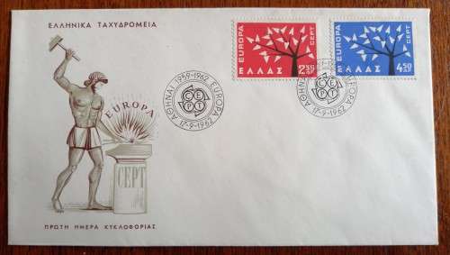 Greece 1962/1963 3 FDCs - Europa, Farming, Hunger