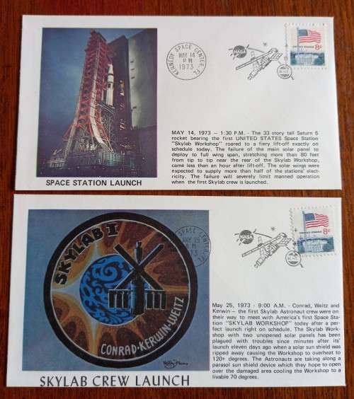 1973 USA lot of 4 Skylab commemorative covers