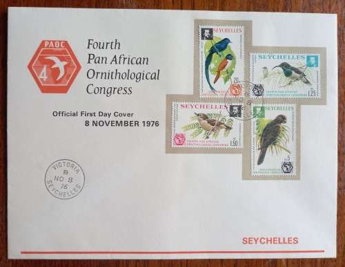 1976 Seychelles lot of 4 FDCs