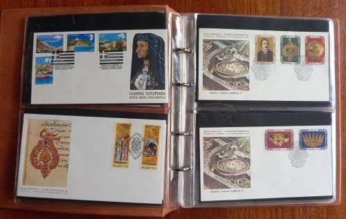 Greece 1976 to 1979 complete set of 54 FDCs in folder