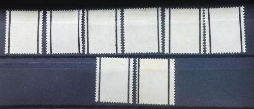Great Britain 1958 QE2 full set of MH graphite black lines
