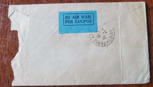 SA Union 1932 Imperial Airways airmail cover Cape Town to Munich, with 1 Shilling 1929 stamp