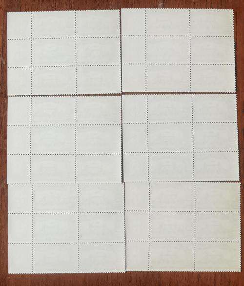 Great Britain 1934 APEX air post exhibition full set of 6 MNH blocks of 6 - very rare