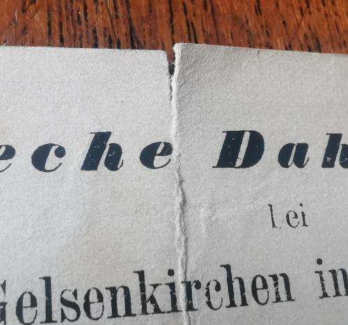 Old Germany North German Postal District coal dispatch card with 1/2 Groschen 1868 stamp