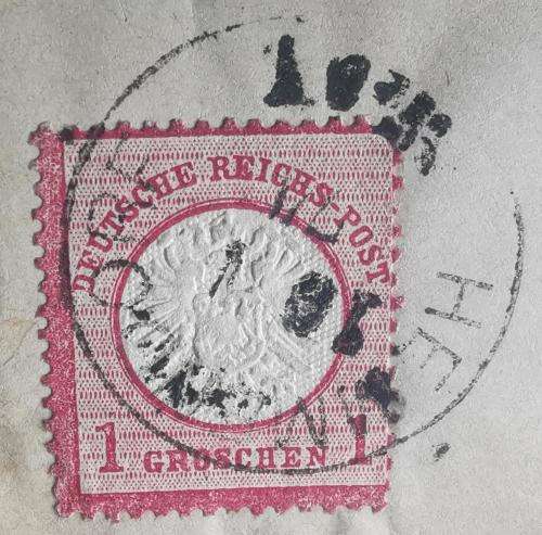 Germany German Reich letter to Einbeck with 1 Groschen 1872 stamp