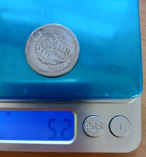 1817 Great Britain sterling silver shilling