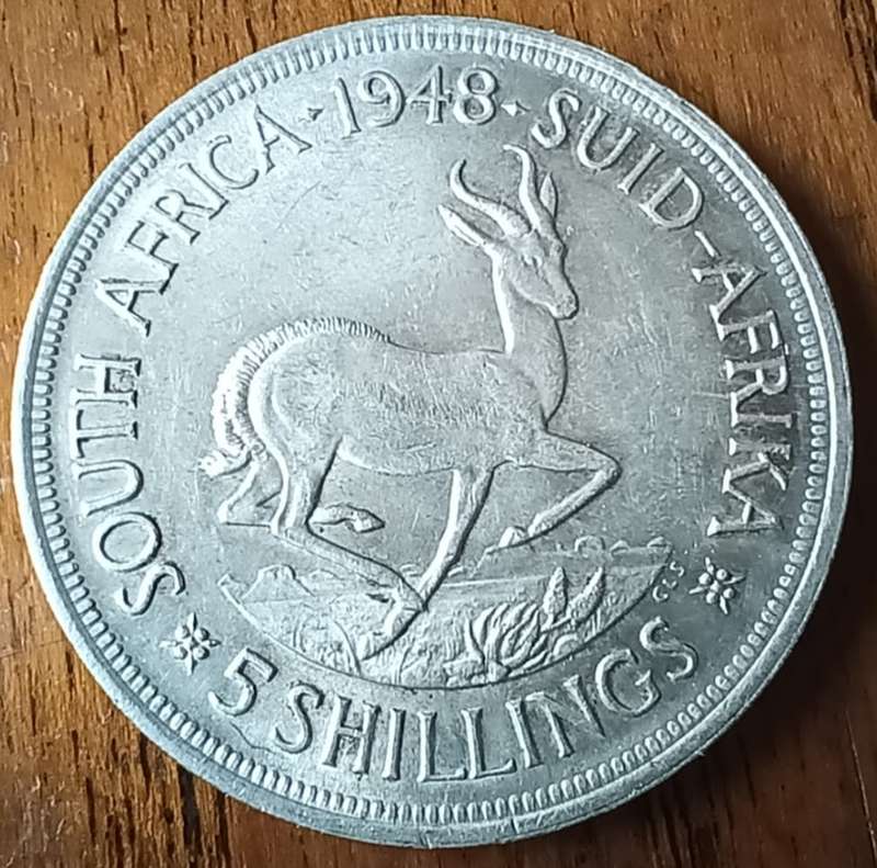 SA Union silver crown 1948