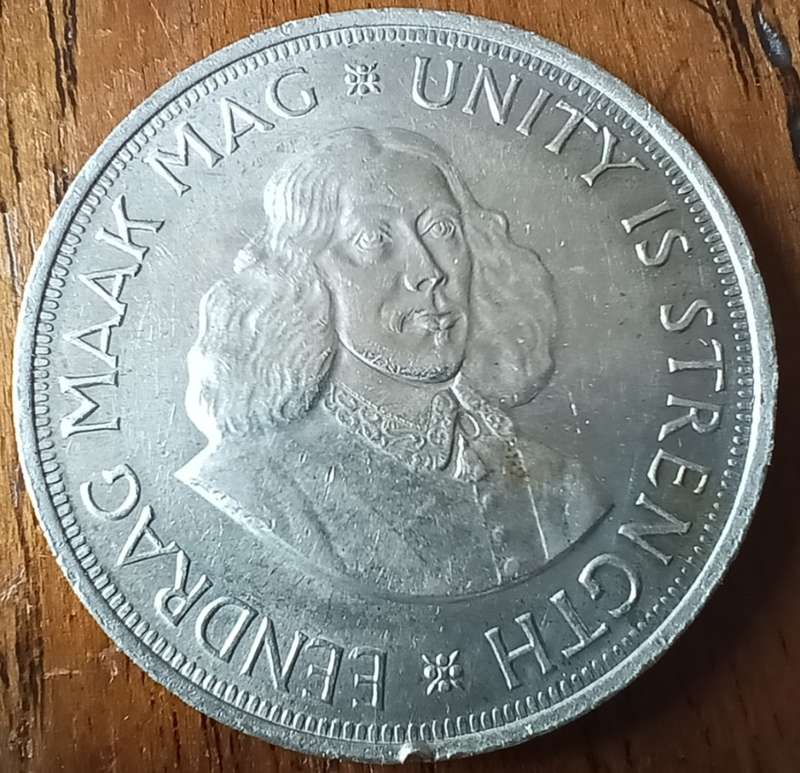 RSA silver crown 50 cents 1963