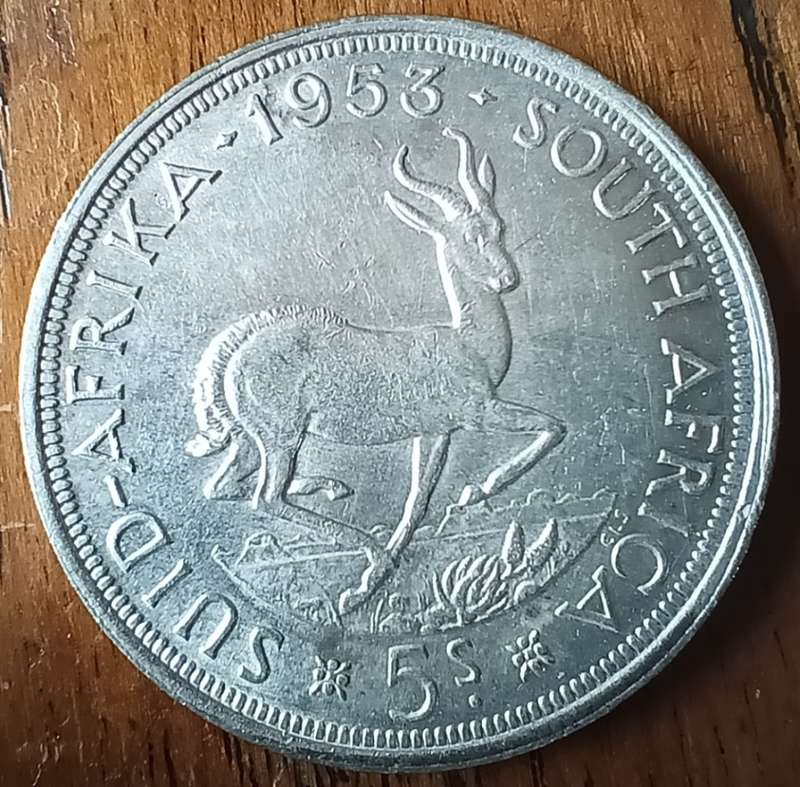 SA Union silver crown 1953