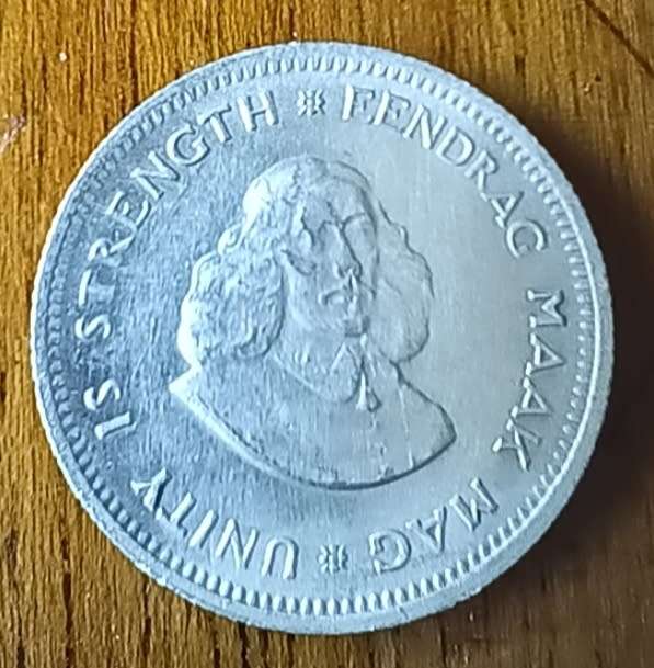 RSA silver 5 cents 1962