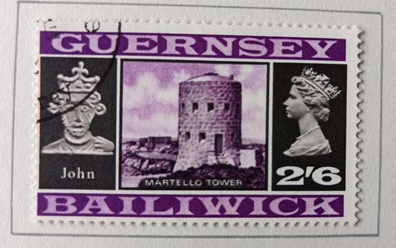 Guernsey 1969 full set of first daily stamps on collector`s page used -  CV$50+
