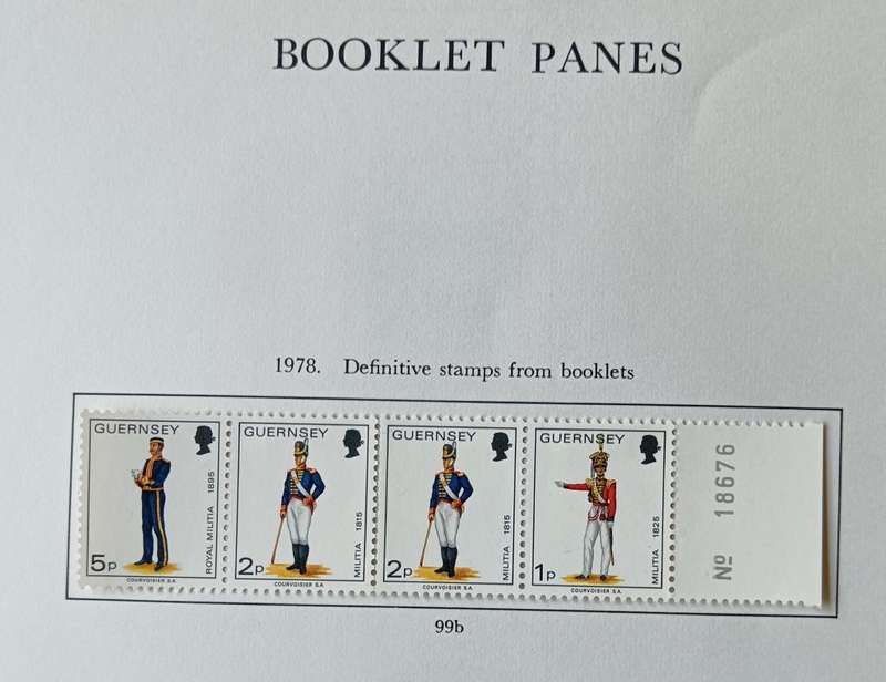 Guernsey 1969 to 1984 10 pages of MH and used stamps - CV $60+