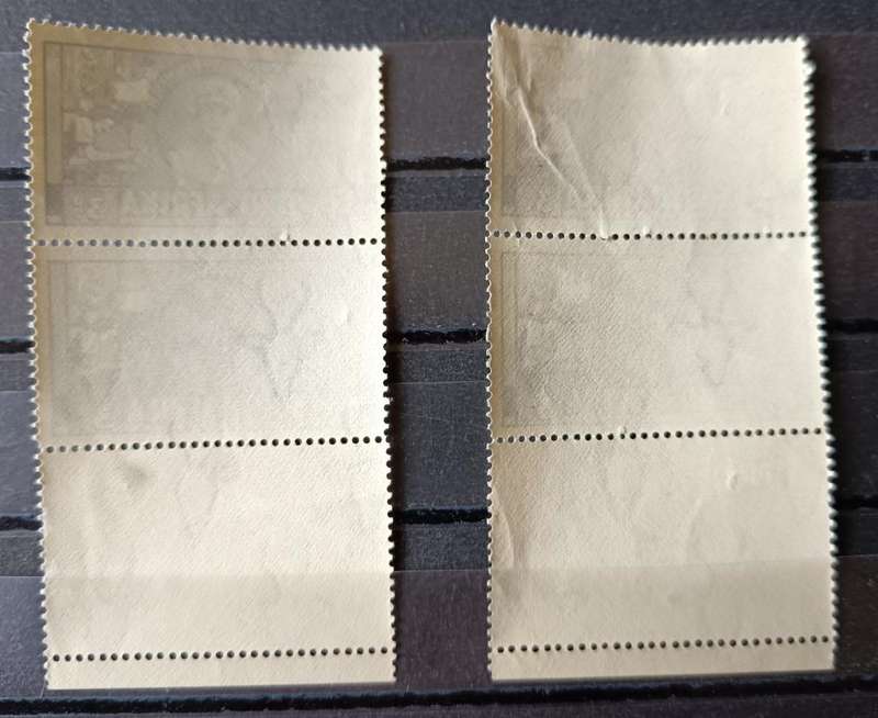 SA Union 2 vertical 3d pairs of 1941 unused