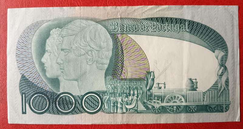 Portugal 1000 Escudos 1980 used
