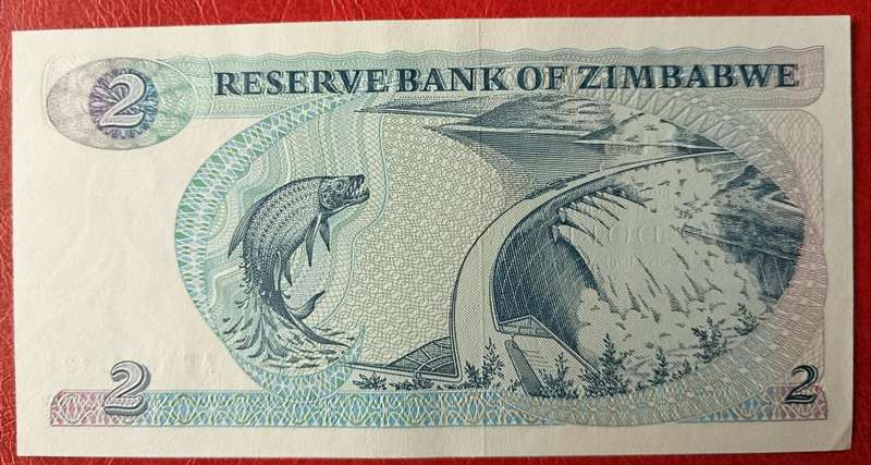 Zimbabwe $2 1983 Harare UNC Series AB-E