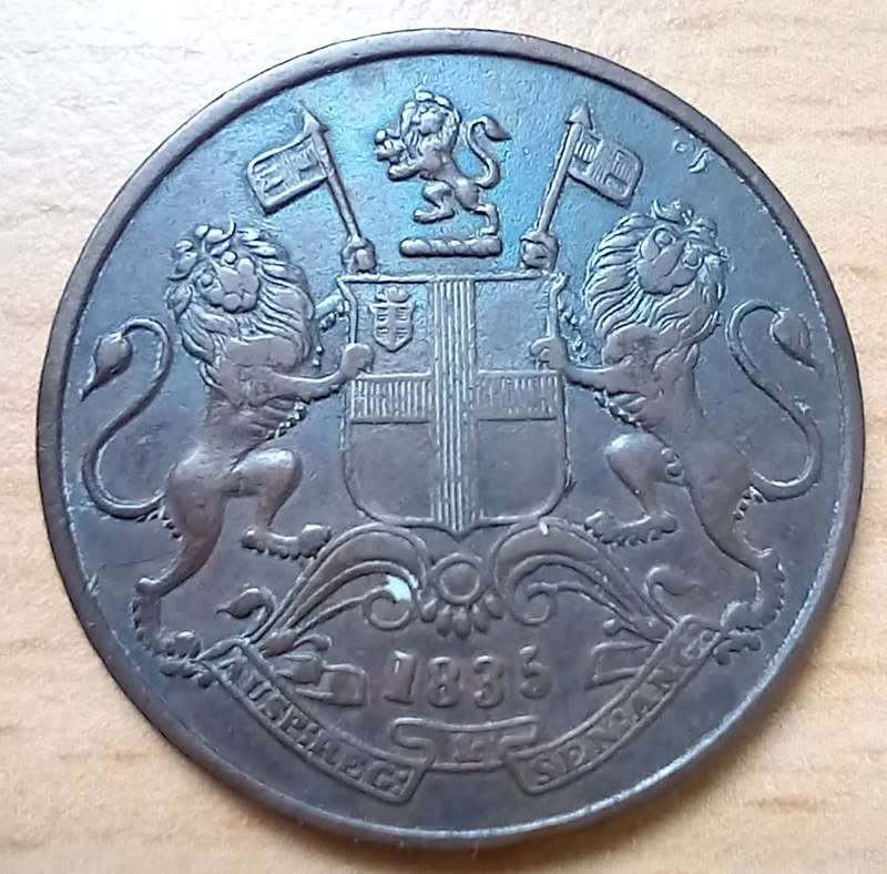 East India Company quarter 1/4 Anna 1835