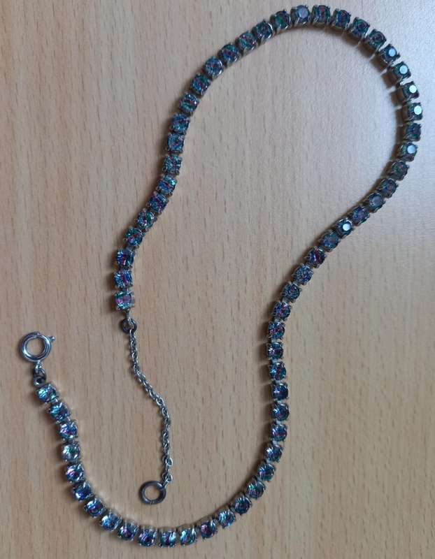 Diamante choker necklace