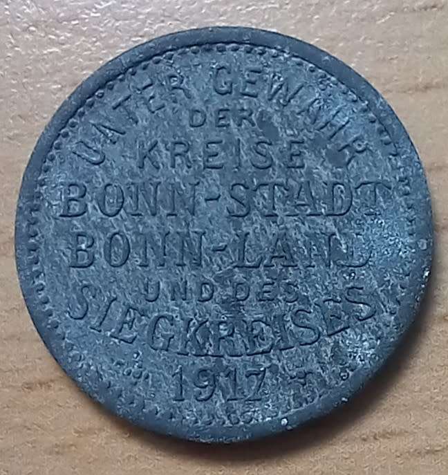 Germany 10 Pfennig 1917 Bonn notgeld
