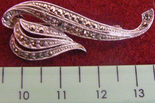 Sweet little marcasite brooch