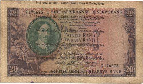 South Africa R20 Rissik Afrikaans & English