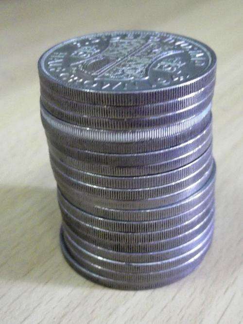 British Half Crown Set, copper-nickle 1947-67 (19 coins in all)