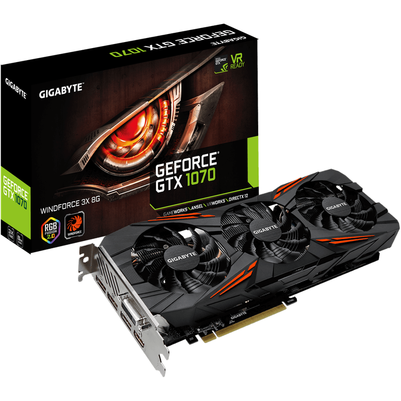 GeForce GTX 1070 WINDFORCE 3X 8G - Used