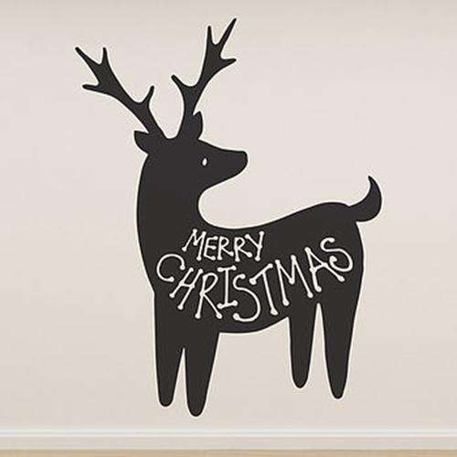 Christmas merry christmas reindeer decal- Free Shipping!!