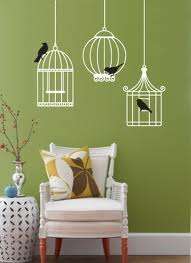 Bird and cages decal  - Free Shipping!!