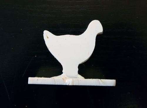 steel knock down target chicken heavy duty *** MADE IN SA***