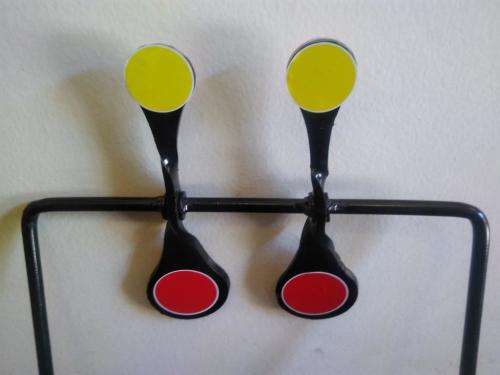 Duel Spinner target double ground for any 4.5mm-5.5mm air pistol or air rifle *** MADE IN SA***