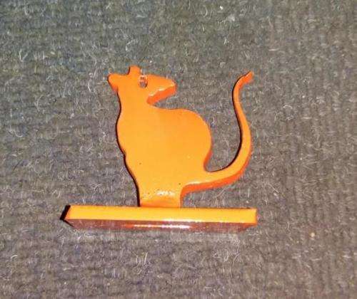steel knock down target RAT heavy duty SET OF 4 *** MADE IN SA***
