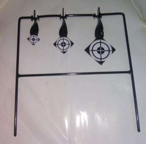 Tripple Spinner target ground for any 4.5mm air pistol or air rifle *** MADE IN SA***