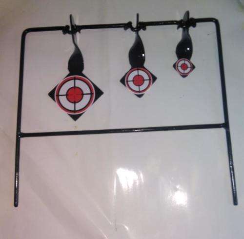 Tripple Spinner target ground for any 4.5mm air pistol or air rifle *** MADE IN SA***