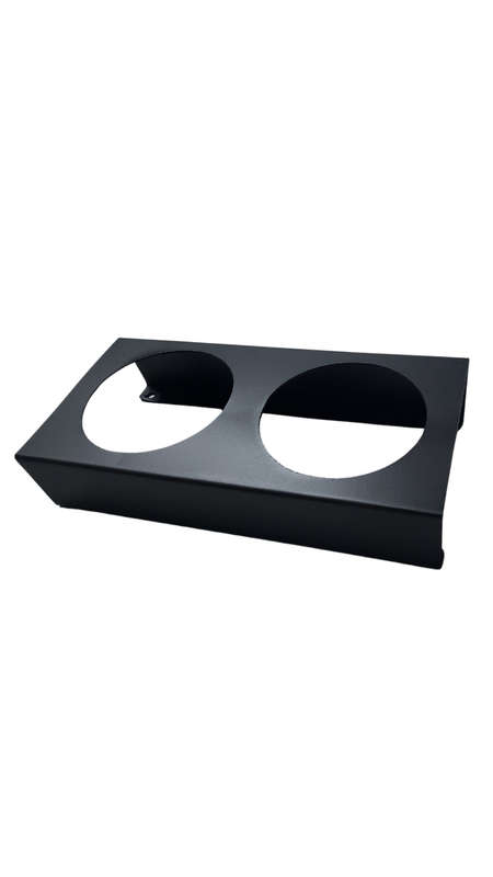 2 hole trailer steel light bracket (painted)