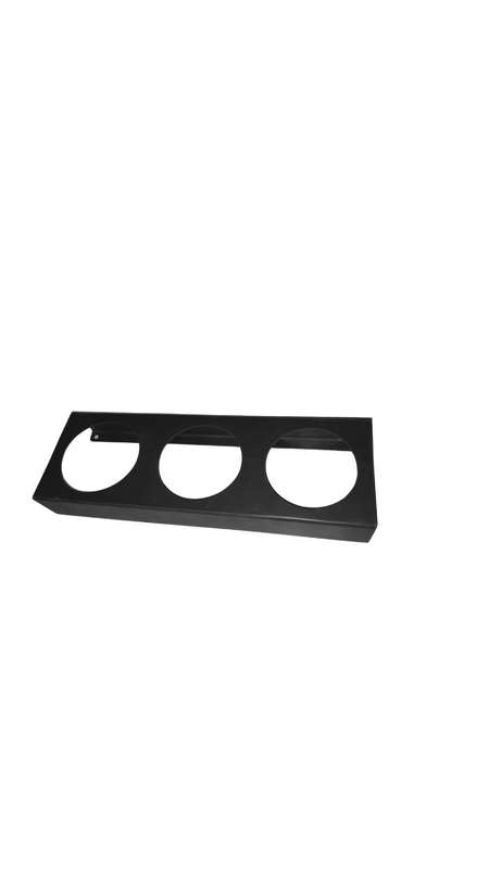 3 hole trailer steel light bracket (unpainted)