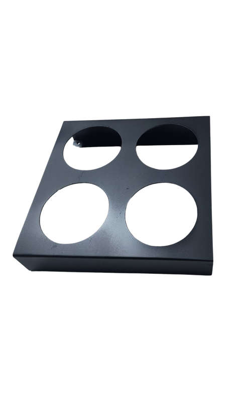 4 hole steel trailer light bracket (painted)
