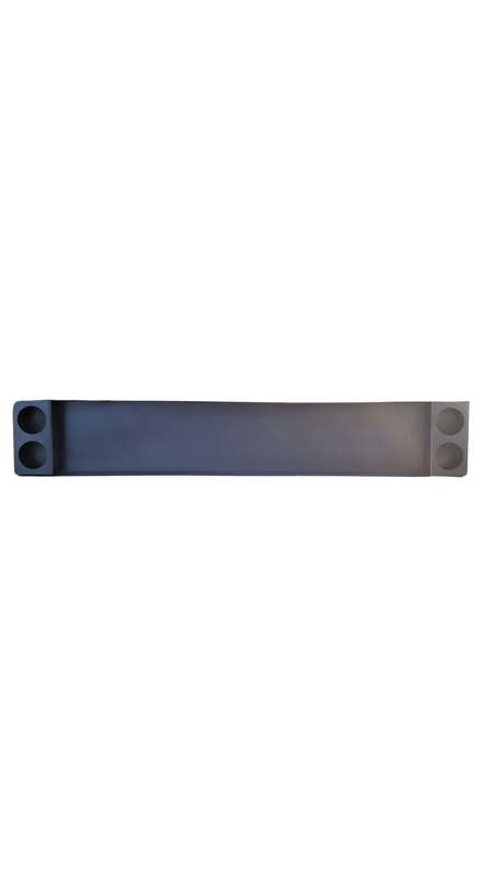 2.4m 4 hole steel trailer tailboard