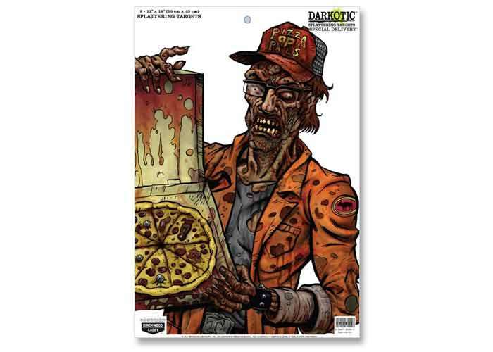Zombie Splattering Targets 10 available "pizza delivery"