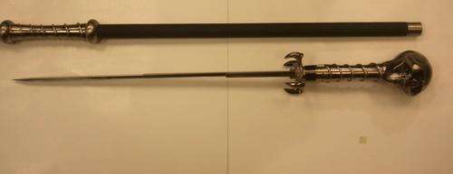 Sword Cane Walking Stick with Concealed Sword "Skull"