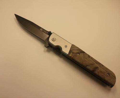 Crkt Folding Spring Blade Camo Knife