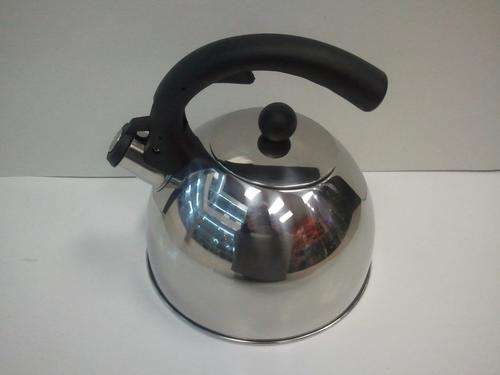 3 litre Stainless Steel Whistling Kettle Silver **New**