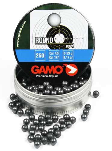 Gamo .177 Cal, 8.2 Grains, Round Lead Balls, 500ct