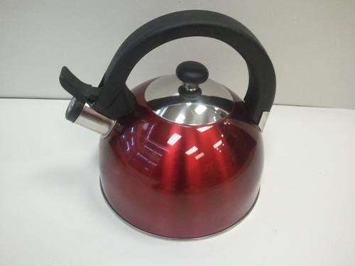 2l stainless steel whistling kettle Red *new*