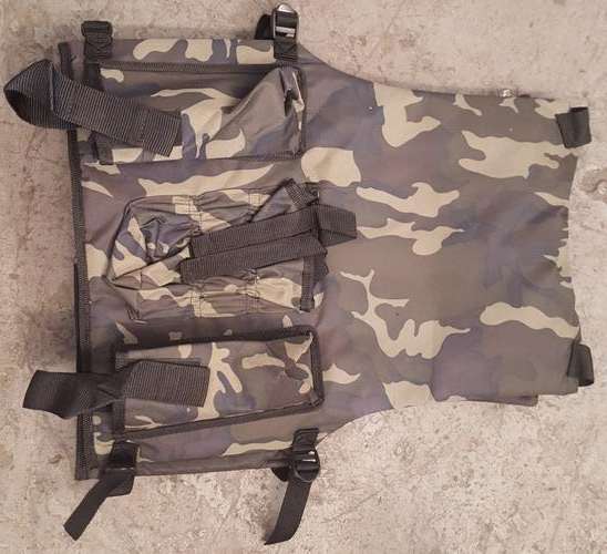 Paintball Tactical Vest Padded Camo