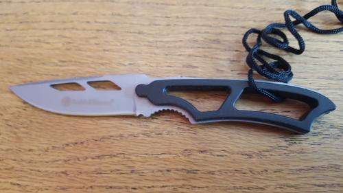 Smith & Wesson Navy Knife Silver with sheath