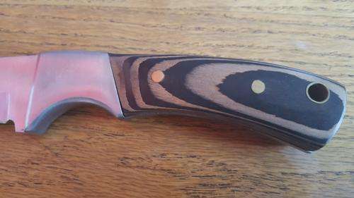 Fixed Blade Skinning Knife with Sheath
