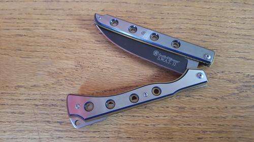 Smith & Wesson Swat II Butterfly Flick Knife