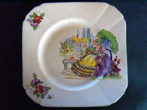 English Square Plate - Stunning Wall Plate