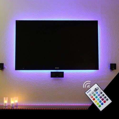 2M USB RGB LED 5050 Strip Light 16 Colours With Remote Control
